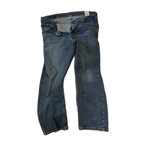 Wrangler Straight Leg Jeans Mens 38x30 - Picture 1 of 4